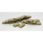 Model Kit,1:48 Diorama Set Walls Sandbags