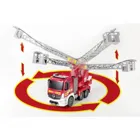 500907670 - Model kit, 1:20 MB fire brigade with turntable ladder 100% RTR