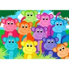 ENJOY-2060 - Rainbow Monkeys, Puzzle, 1000 pieces