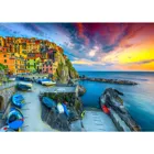 ENJOY-2084 - Manarola Harbor at Sunset, Cinque Terre, Italy, Puzzle, 1000 pieces