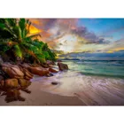 ENJOY-2102 - Seychelles Beach at Sunset, jigsaw puzzle, 1000 pieces