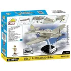 COBI-5746 - 361 PCS HC WWII /5746/ BELL P-39D AIRACOBRA WHITE