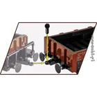 COBI-6285 - 584 PCS TRAINS 6285/ GOOD WAGON TYPE OMMR 32 LINZ