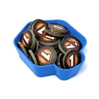 3D14SET - Set of 16 token trays SHELL Mini