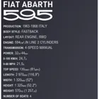 1090 PCS CARS /24354/ 1965 FIAT 500 ABARTH