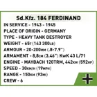 1268 PCS HC WWII /2583/ S.D.KFZ. 184 FERDINAND