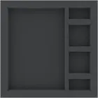 AF030IA13 - AF030IA13 30 mm foam insert with 5 compartments for Imperial Assault