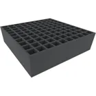 CPMFBB130BO - 500 mm x 500 mm x 130 mm foam insert with 100 compartments