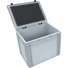 EB36SET - ED 43/32 HG Euro container / Euro box with hinged lid 400 x 300 x 335 mm incl