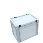 EB36SET - ED 43/32 HG Euro container / Euro box with hinged lid 400 x 300 x 335 mm incl