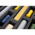 DS065A001 - Foam insert H0 scale - upright - 7 bars for model railway