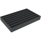 DS065A001 - Foam insert H0 scale - upright - 7 bars for model railway