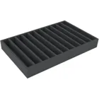 DS065A002 - Foam insert H0 scale - upright - 11 bars for model railway