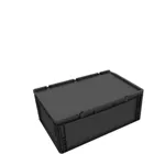 ESD ED 64/22 HG - DSEB215ESD Euro container / Euro box with hinged lid