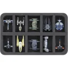 HSCA090P02 - Half-size case 90 for Star Wars X-Wing Second Edition: base game + 10 small ships