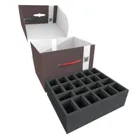 FSLB250P29 - Storage box FSLB250 for 110 miniatures on 40 mm base