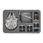 MAX06BO - MAXI Star Wars X-Wing Rebel Set 1 / Tantive, YT-2400, Falcon, 15 ships