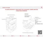 ORG026 - Organiser + foam inserts for Gloomhaven - board game box