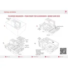 ORG026 - Organiser + foam inserts for Gloomhaven - board game box