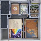 ORG071 - Organiser for Spirit Island: Rugged Earth - Board Game Box