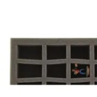 FS040C5BO - 40 mm full-size foam insert with 45 compartments