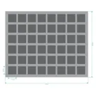 FS070KR06 - 70 mm full-size foam with 48 compartments for Krosmaster Arena