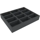 FS055WH23 - 55 mm foam insert for Warhammer - 12 compartments