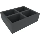 FS100A009 - Foam insert for orcs - 4 compartments