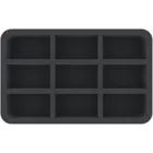 HSMEOP050BO - 50 mm half-size foam insert with 9 compartments