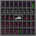 AW04SET - Foam set for the original Ghostbusters II board game box