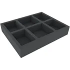 FS100A008 - Foam insert for Tau Empire - 6 compartments