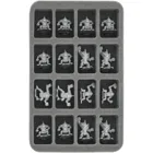 HS035BB02 - 35 mm Half-Size Schaumstoff für 16 breitere Blood Bowl Miniaturen