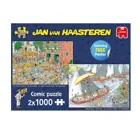 1110100037 - Jan van Haasteren - The Cheese Market The Sailing Regatta- 2x1000pcs