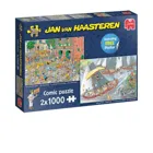 1110100037 - Jan van Haasteren - The Cheese Market The Sailing Regatta- 2x1000pcs