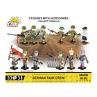 COBI-2053 - 3 PCS HC WWII /2053/3 fig. &amp; accesories - German Tank Crew