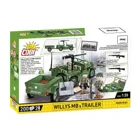 COBI-2297 - 200 PCS HC WWII /2297/ WILLYS MB + TRAILER