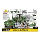 COBI-2297 - 200 PCS HC WWII /2297/ WILLYS MB + TRAILER