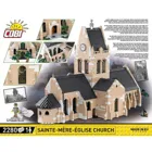 COBI-2299 - 2255 PCS HC WWII /2299/ Church Sainte-Mère-Eglise June 6, 1944 D-Day