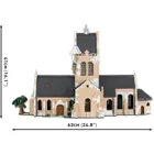 COBI-2299 - 2255 PCS HC WWII /2299/ Church Sainte-Mère-Eglise June 6, 1944 D-Day