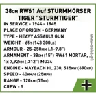 COBI-2585 - 1115 PCS HC WWII /2585/ STURMMORSER TIGER STURMTIGER