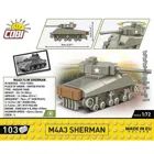 COBI-3089 - 103 PCS HC WWII /3089/ SHERMAN M4A3