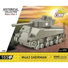 COBI-3089 - 103 PCS HC WWII /3089/ SHERMAN M4A3