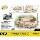 COBI-3090 - 82 PCS HC WWII /3090/ PANZER III AUSF.L