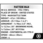 127 PCS ARMED FORCES /3104/ PATTON M48