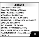 147 PCS ARMED FORCES /3105/ LEOPARD I