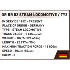 COBI-6287 - 2745 PCS TRAINS /6287/ DRB Class 52 Steam Locomotive & railway semaphore (German