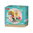 SL07232 - Mini Szene Katzenzimmer weiße Katze