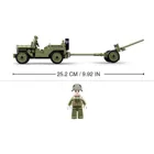 SL95713 - Allied jeep with field howitzer