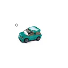 Pullback electric car turquoise