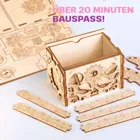 WOODEN SECRET BOX TREASURE BOX (DIY KIT) -